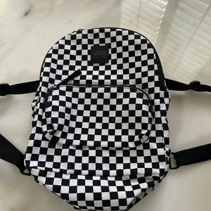 vans checkered mini backpack